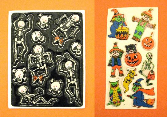 Vintage '80s stickers from eBay store Handstamped Magic