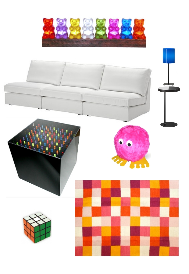 Contemporary decor inspired by 1980s toys