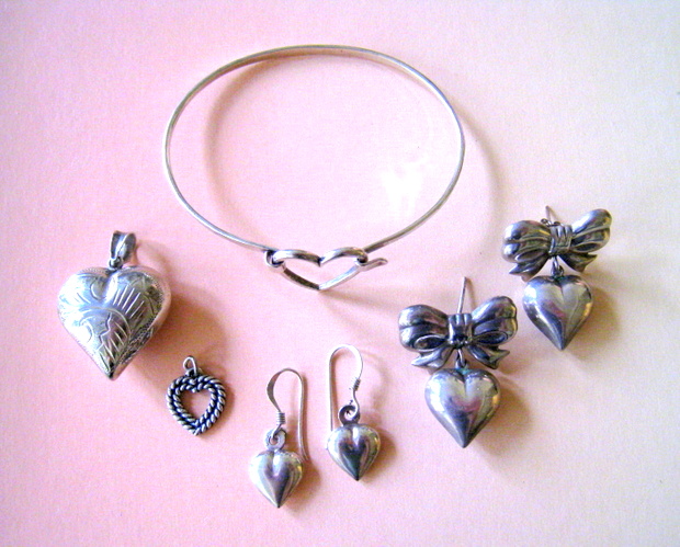 An '80s silver jewelry collection