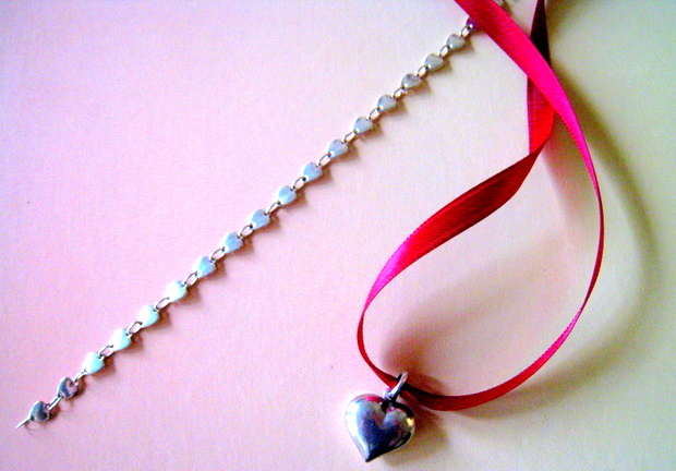 1980s silver heart jewelry