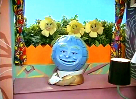 Globey and the Flowers from Pee-Wee's Playhouse