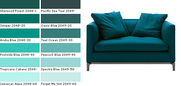 A teal update on 1980s design