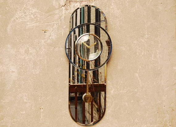 Neo Deco '80s Wall Clock from Etsy shop I Like Mike's Mid-Century Modern