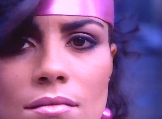 Lisa Lisa in the video for I Wonder If I Take You Home