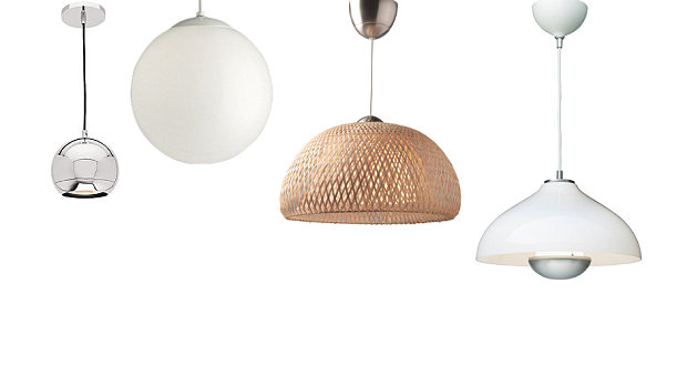 Pendant lights with a retro look