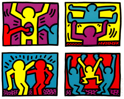 Artwork by Keith Haring