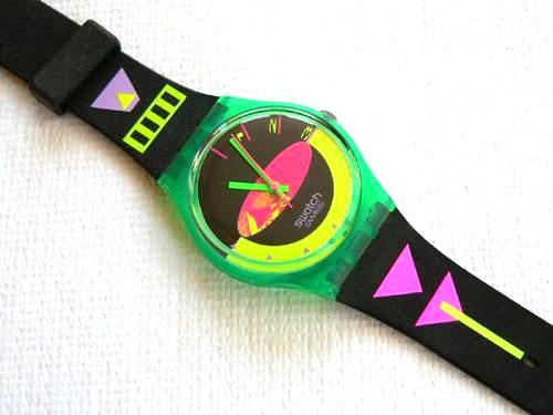 Sandy Mountains Swatch Watch (image from SwatchAndBeyond.com)