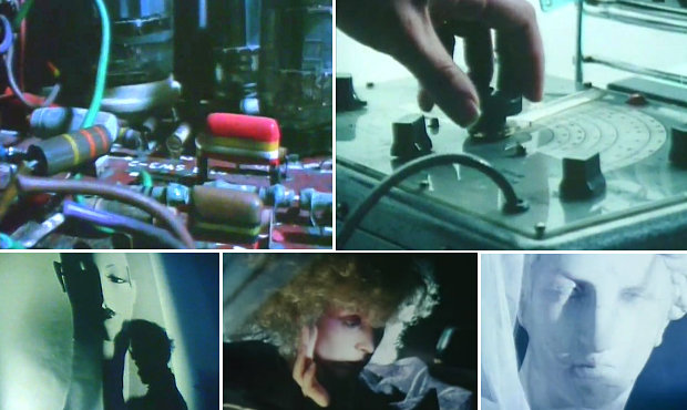 Scenes from the music video for "Radio Silence" by Thomas Dolby