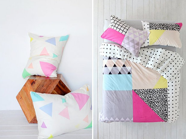 '80s-style bedding from Urban Outfitters