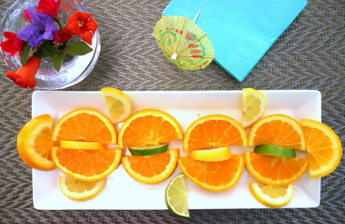 Citrus is a must at a summer party