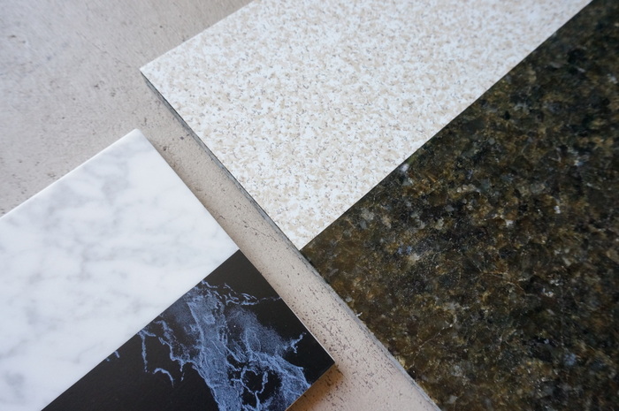 Marble and granite DIY tile art